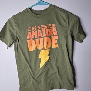 Faded Glory Green Graphic T-Shirt